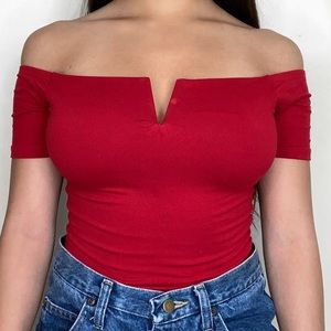 Off the shoulder shirt